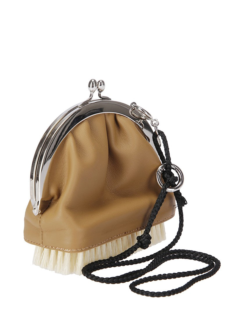 Niccolò Pasqualetti Artisanal Leather Coin Purse With Horsehair Bristles
