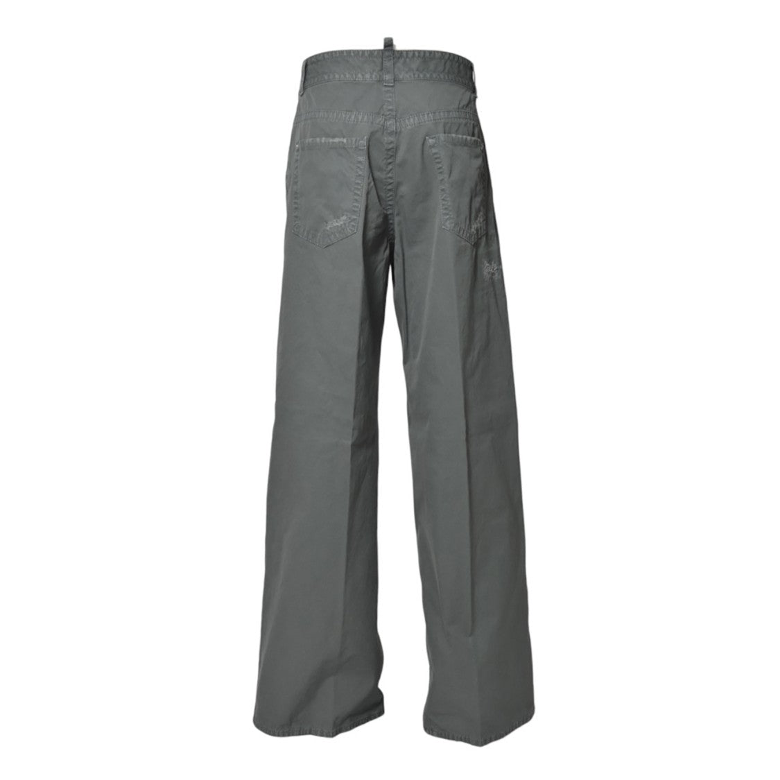 Dsquared2 9 To 5 Flare Jeans In Sage Green Cotton