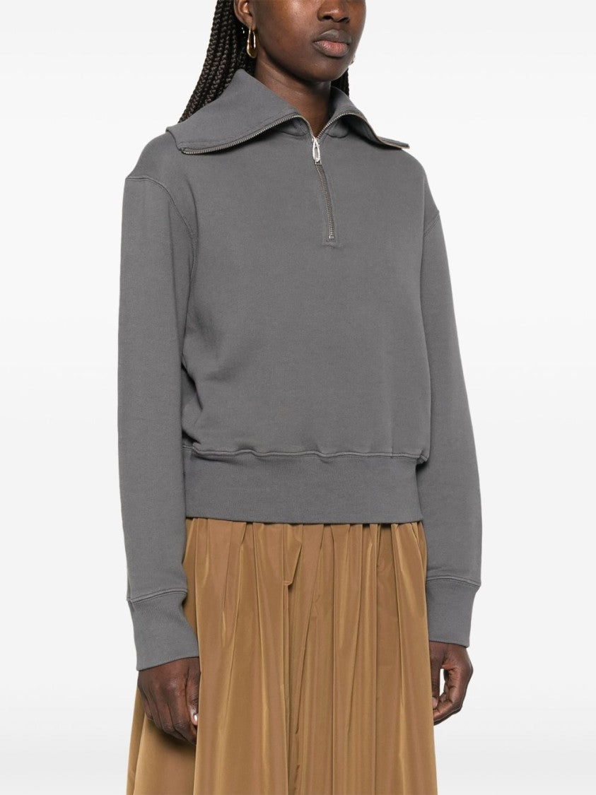 Autry Cropped Gray Sweater