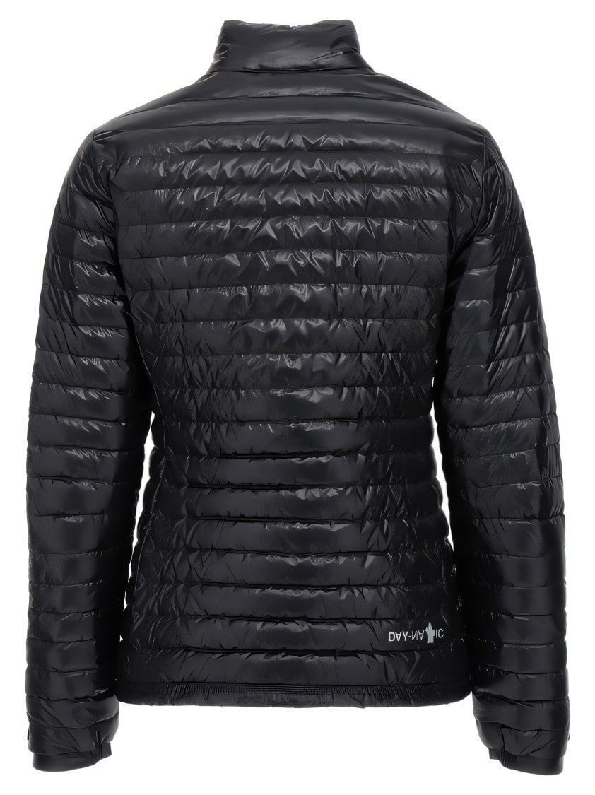 Moncler High Collar Quilted Down Coat