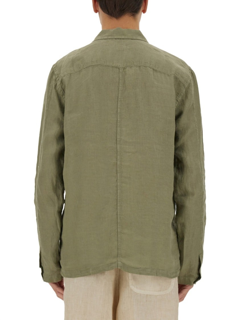 120% Lino Lightweight Linen Slim Fit Shirt