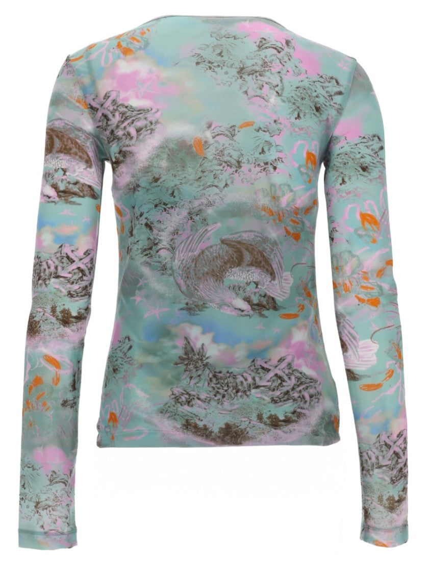 Off-White Multicolor Light Jer Storytel Top