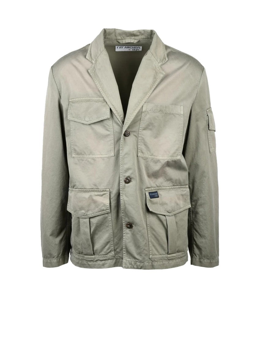 Fay Archive Fay Archive Vintage Canvas Jacket - Sage Green