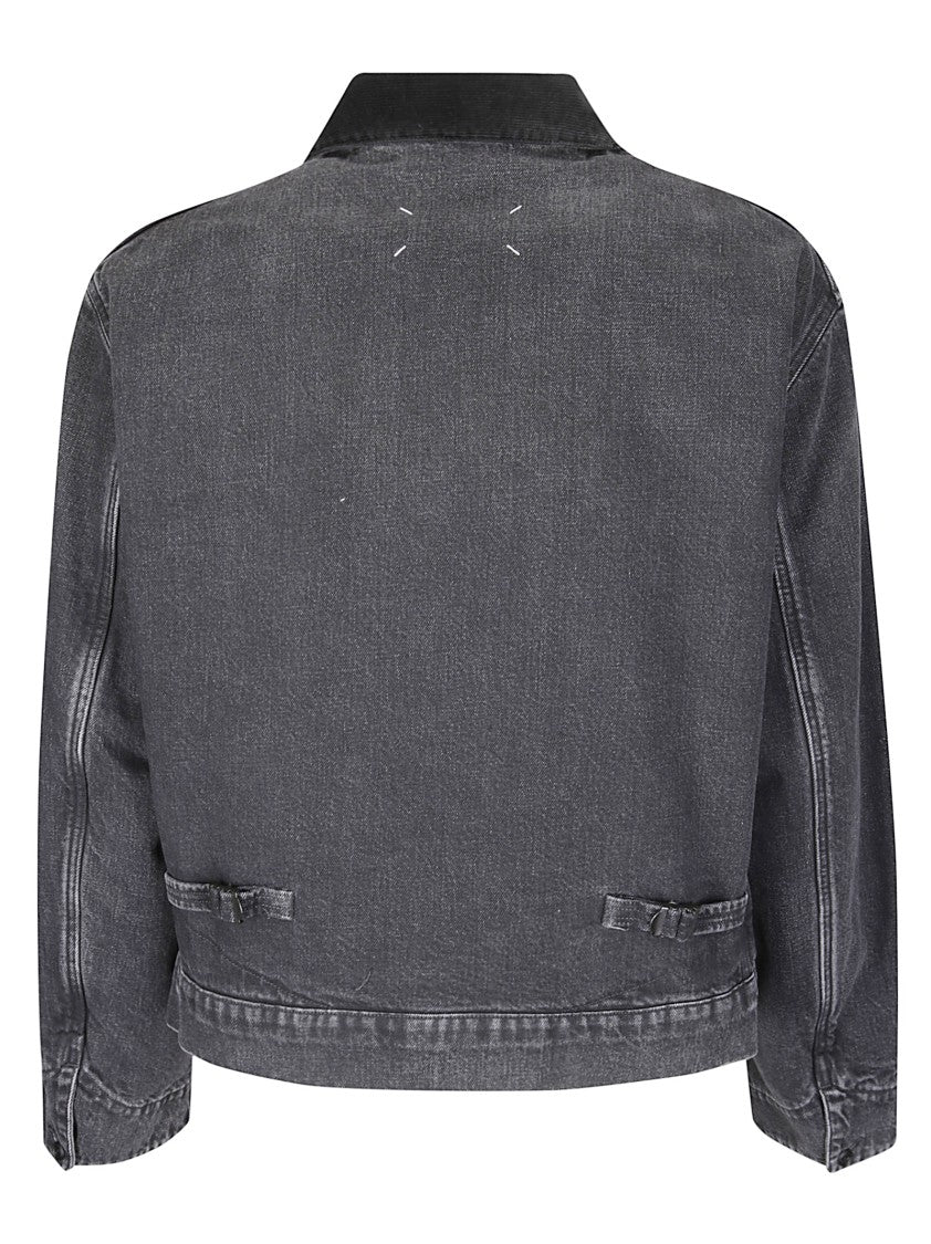 Maison Margiela Giacca Washed Black Cropped