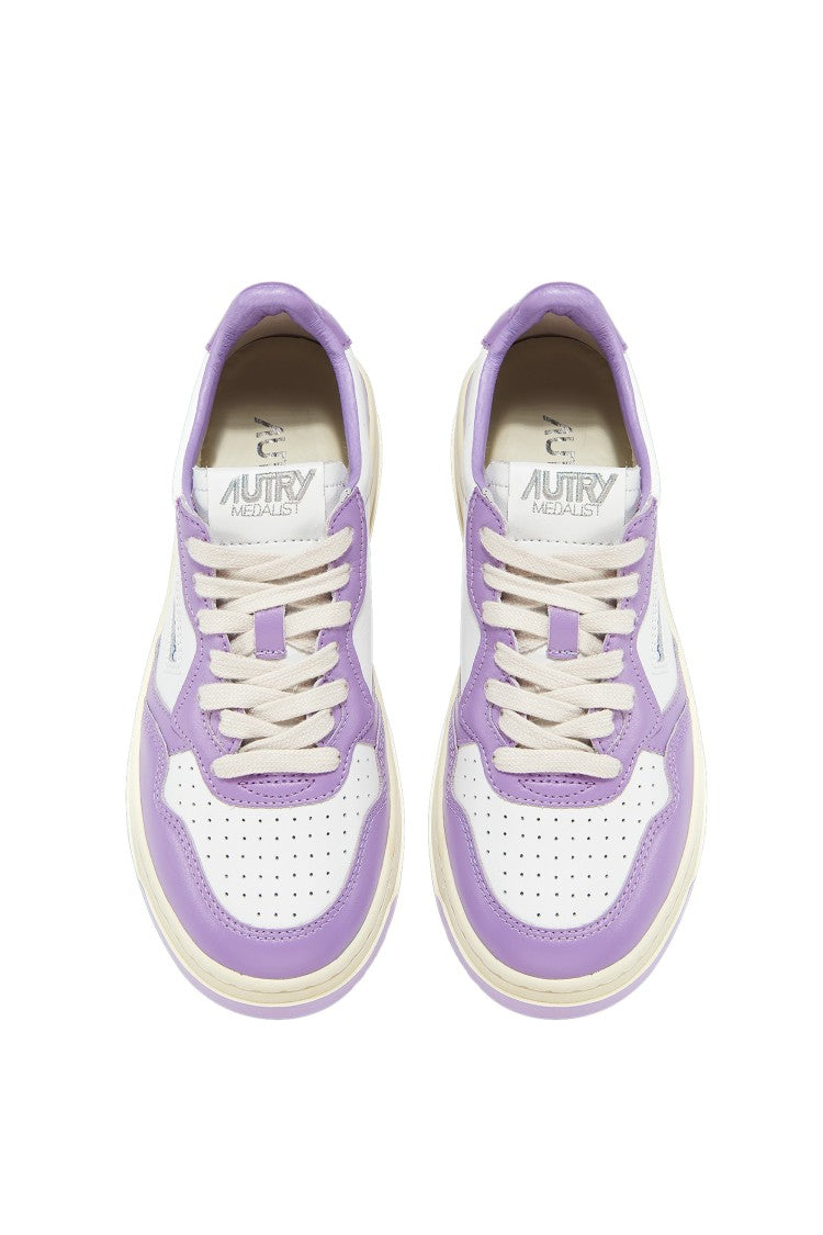 Autry Women’S Medalist Bicolor Leather Sneakers