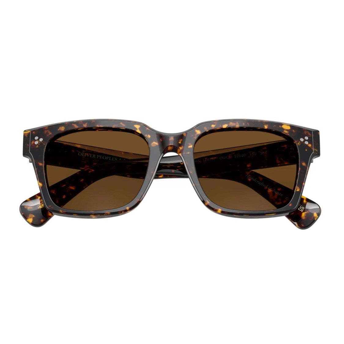 Oliver Peoples Tortoise Atago Ollice Acetate Rectangular Sunglasses