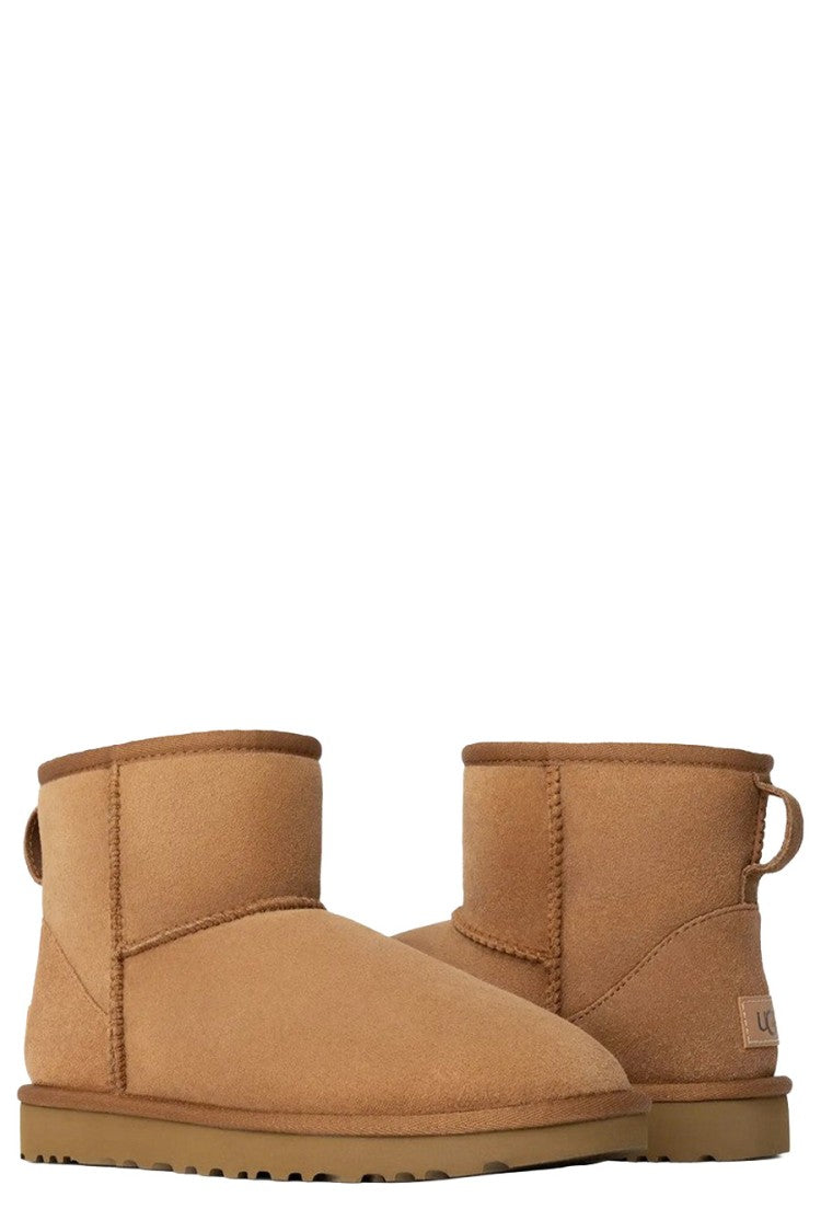 Ugg Beige Suede Pull-Tab Boot