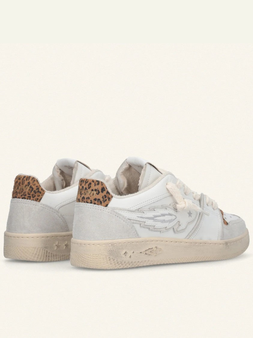 Enterprise Japan Egg Rocket 3 White/Grey Suede Sneakers