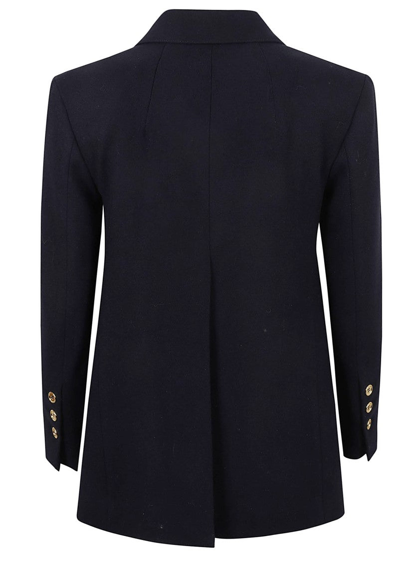Patou Double-Breasted Tailored Jacket With Gold-Tone Buttons