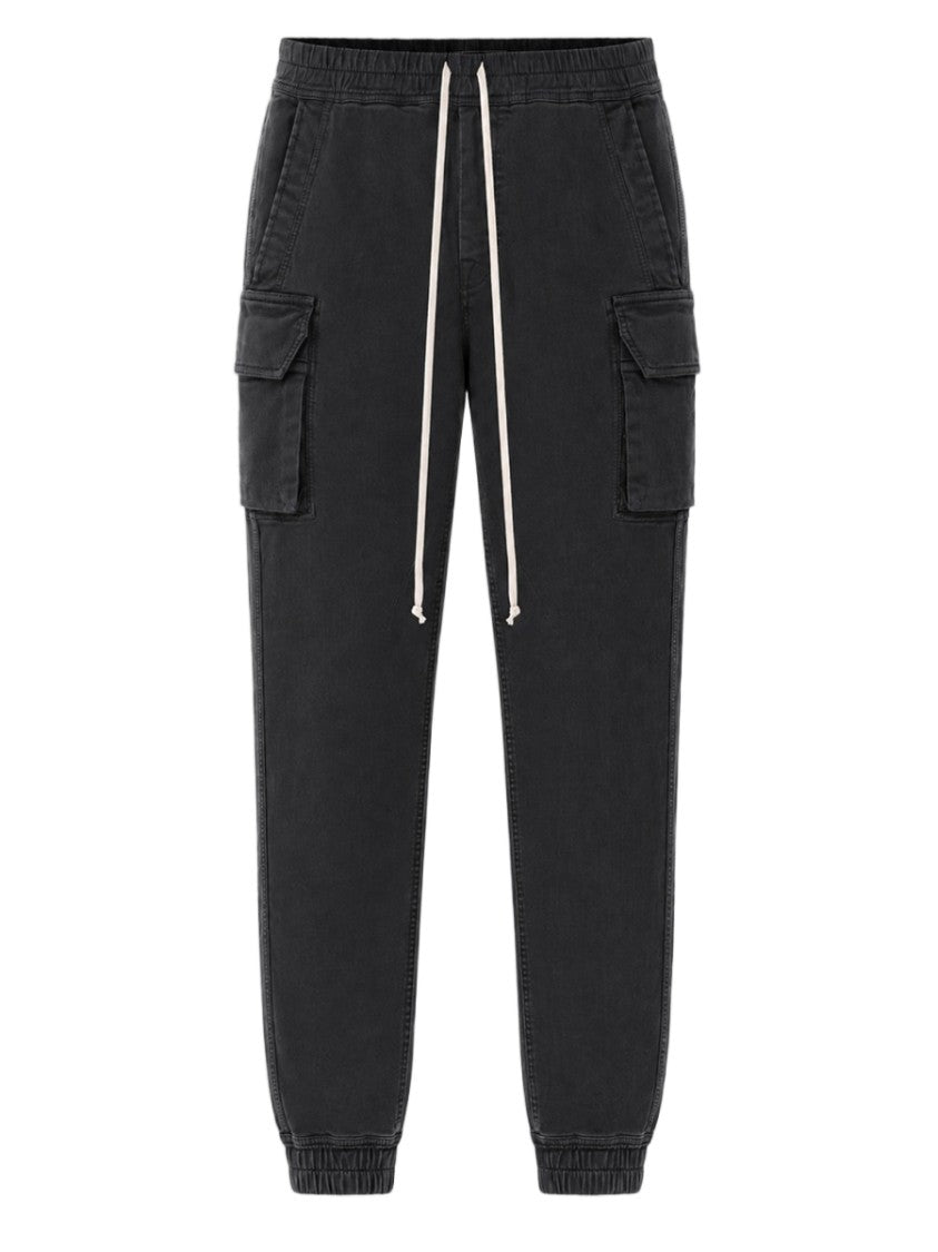 Drkshdw By Rick Owens Mastodon Cut Relaxed Cargo Cotton Jeans