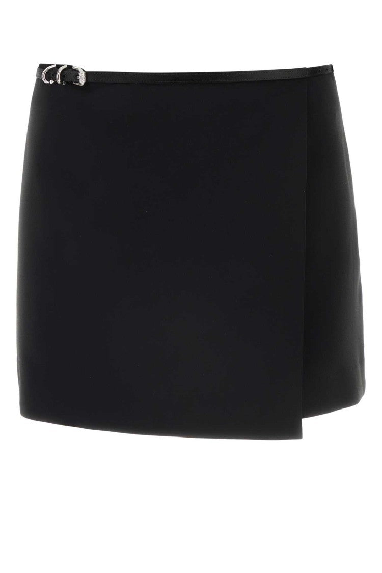 Givenchy Black Duchesse Mini Skirt