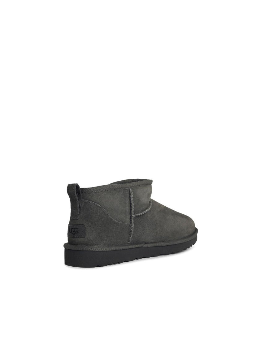 Ugg Classic Ultra Mini' Grey Suede Boots