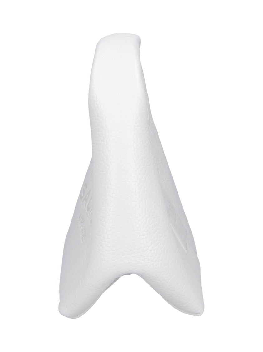 Marc Jacobs White The Sack Hammered Leather Handbag