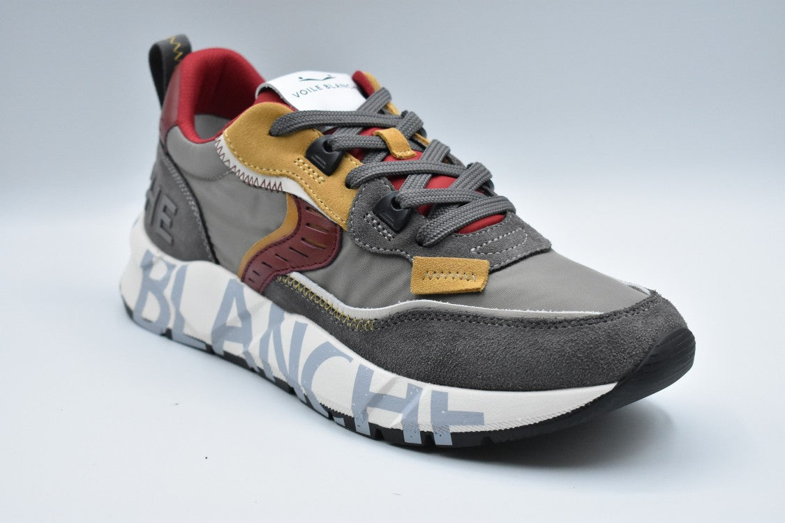 Voile Blanche Textured Upper And Chunky Sole Sneakers