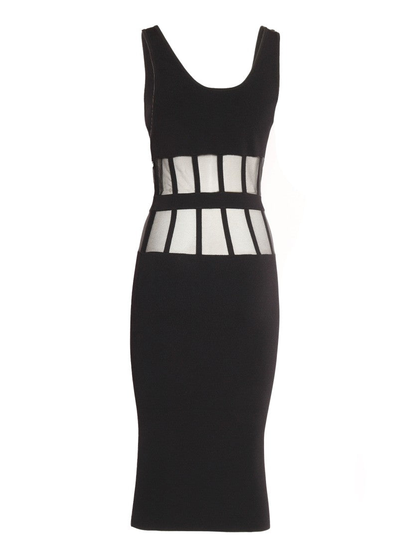 Elisabetta Franchi Form-Fitting Knit Midi Dress