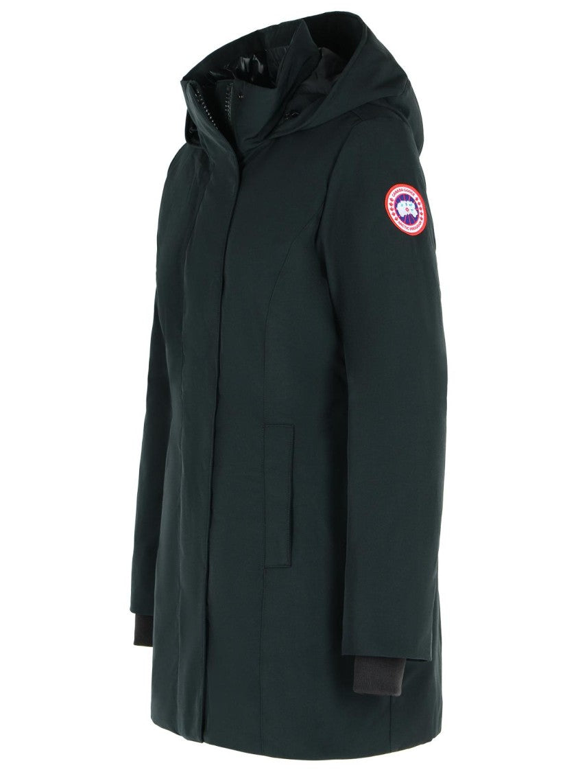Canada Goose Polyester And Black Cotton Coat
