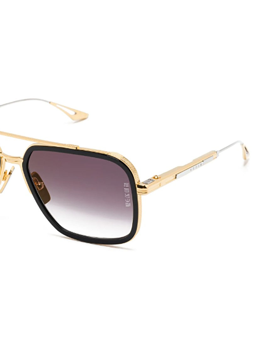 Dita Black Des021/A/01 Rectangular Metal Sunglasses