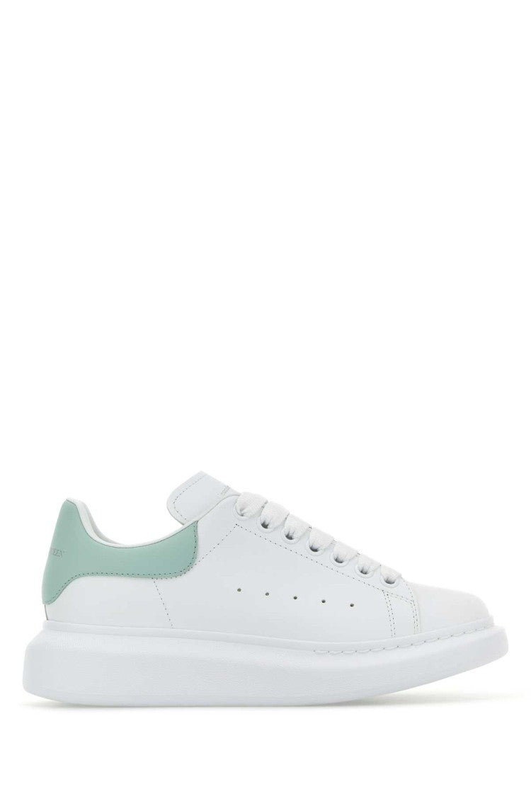Alexander Mcqueen White Leather Sneakers