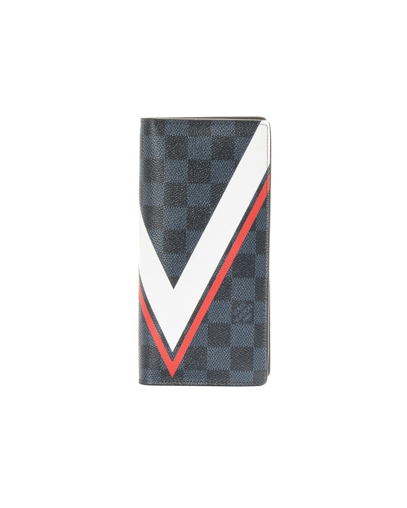 Louis Vuitton Blue Damier Graphite Zippy Organizer Canvas Wallet