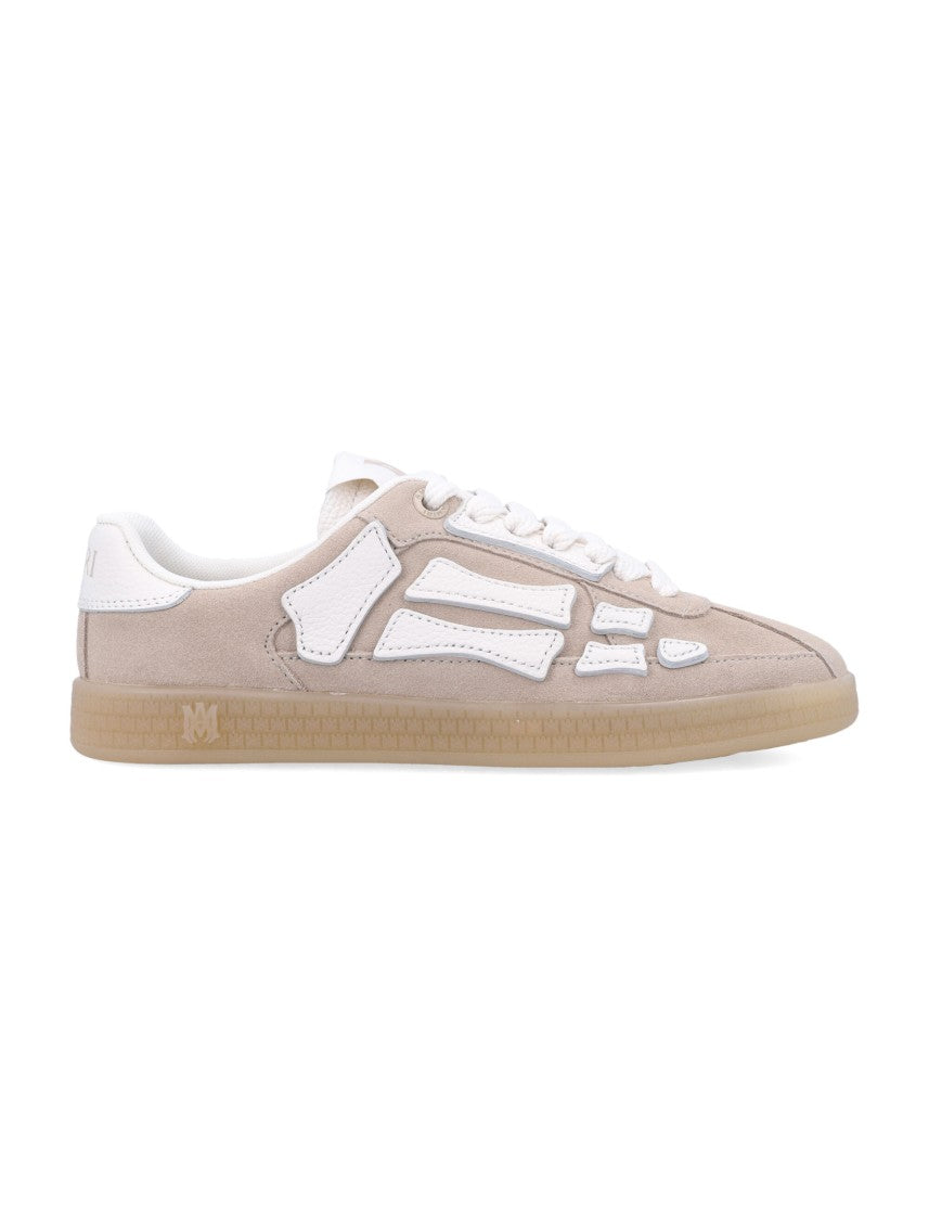 Amiri Beige Suede Low-Top Sneakers