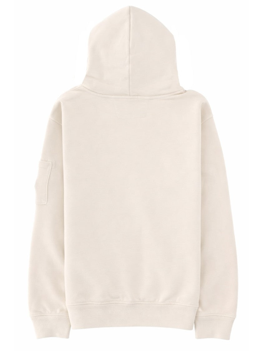 C.P. Company Light Tone Cotton Kangaroo Hoodie