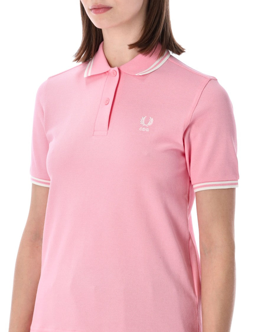 Comme Des Garçons Fred Perry Pique Contrasting Trim Polo