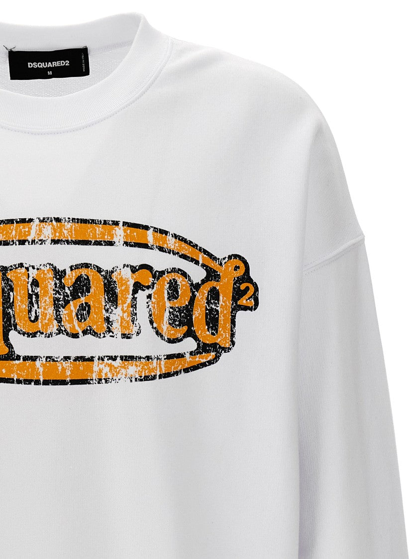Dsquared2 Fleece Cotton Sweatshirt