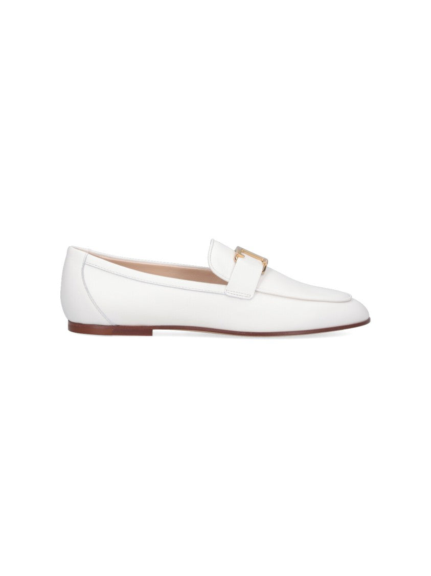 Tod's "T Timeless" Loafers White