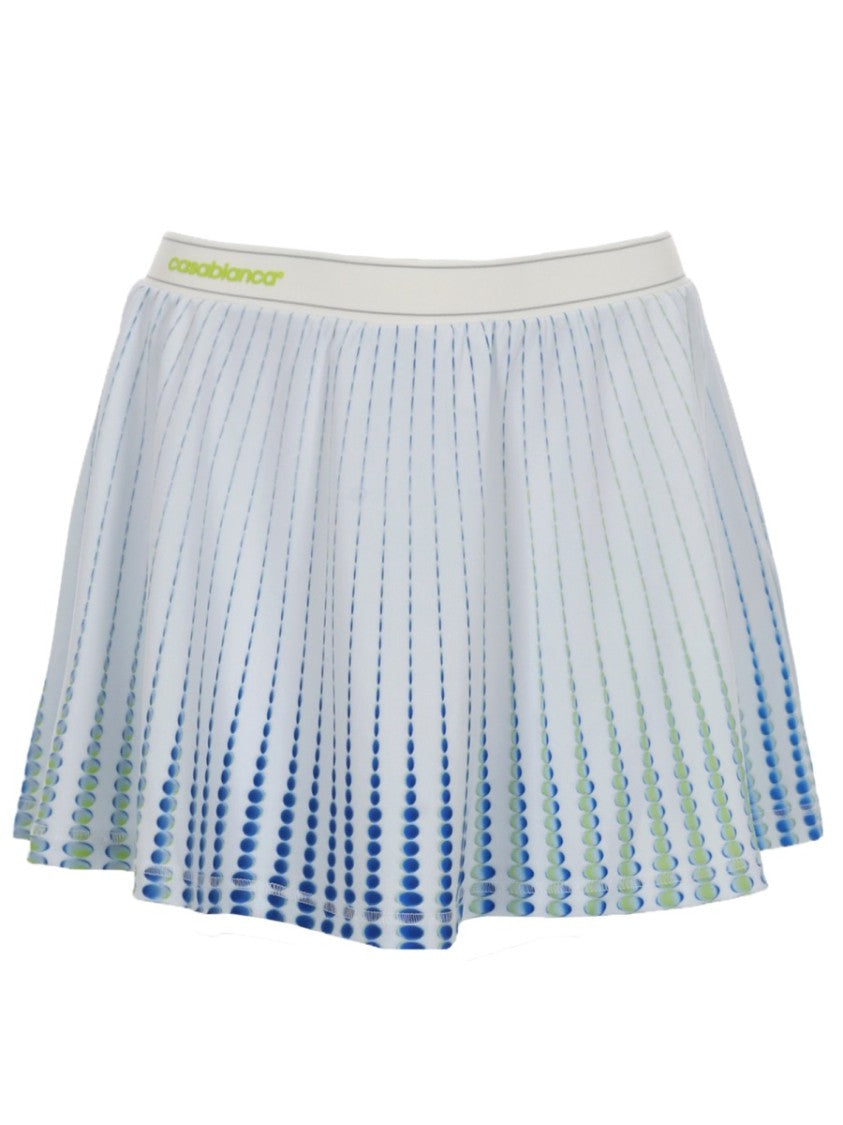 Casablanca Gradient Vertical Dotted Miniskirt