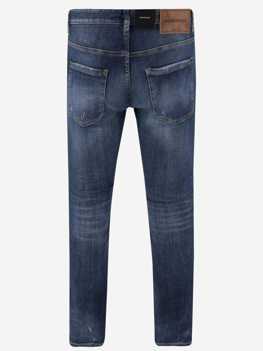 Dsquared2 Stretch Cotton Skater Jeans