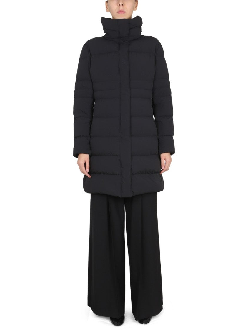 Aspesi High-Collar Padded Coat With Concealed Closure
