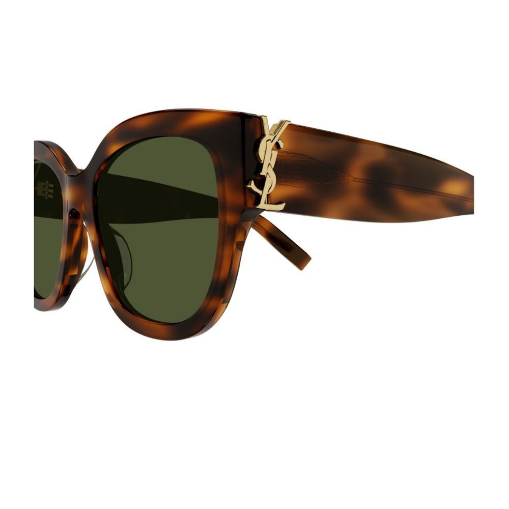 Saint Laurent Sl M95/F Linea Monogram Square Frame Honey Havana Sunglasses