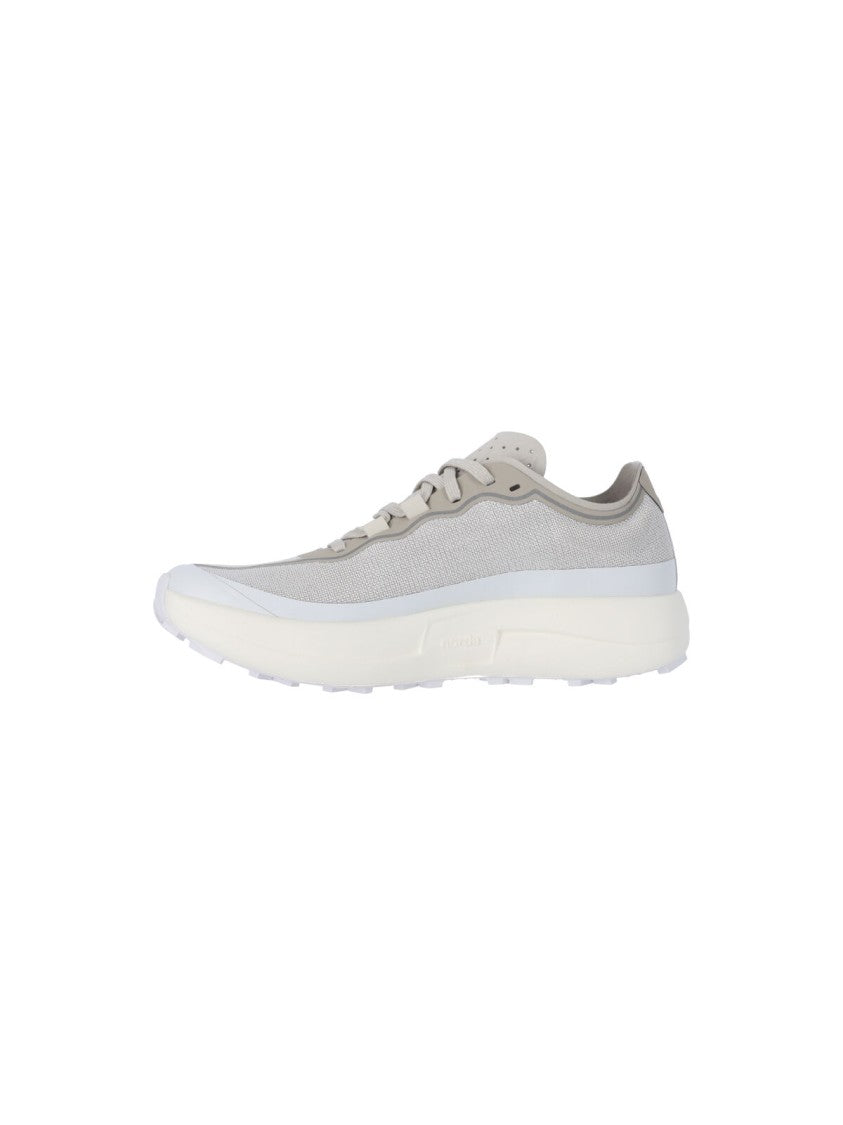 Norda Grey 005 W Perforated Fabric Sneakers