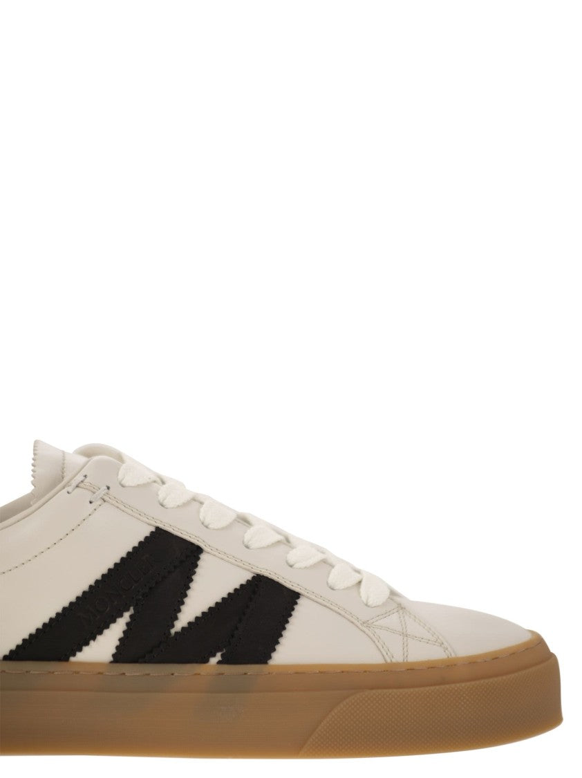 Moncler Monaco2 - Leather And Nubuck Sneakers.