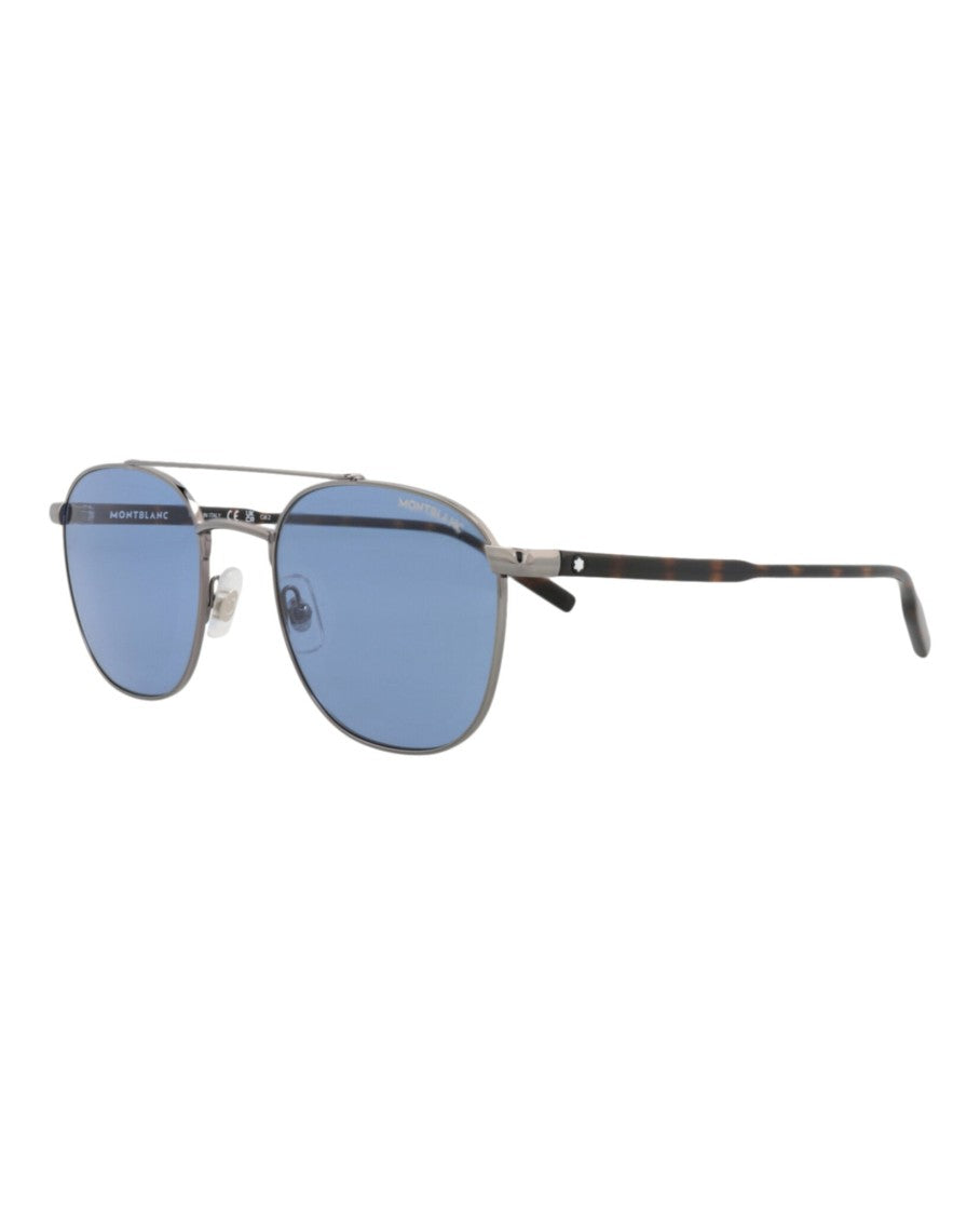 Montblanc Aviator-Style Metal Sunglasses