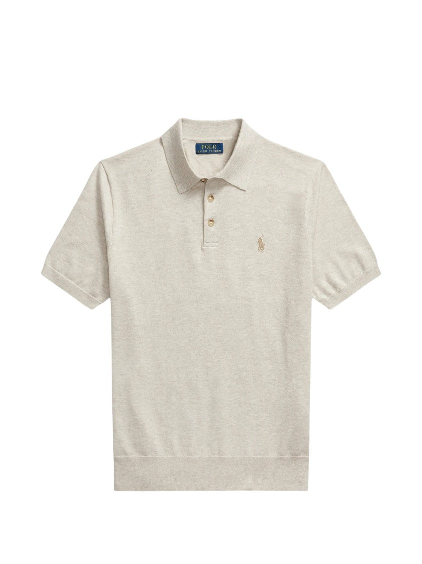 Polo Ralph Lauren Pony-Embroidered Knitted Polo Shirt