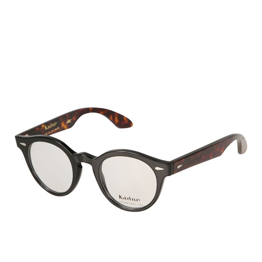 Kador Robin Round Tortoiseshell-Patterned Sunglasses With Subtle Silver Accents