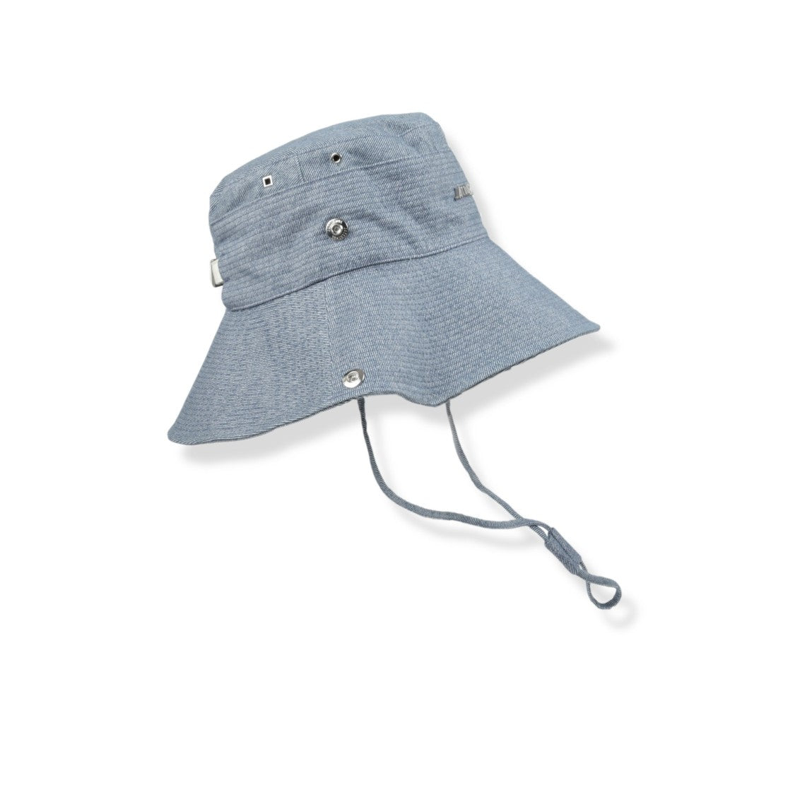 Jacquemus Textured Bucket Hat With Adjustable Chin Cord