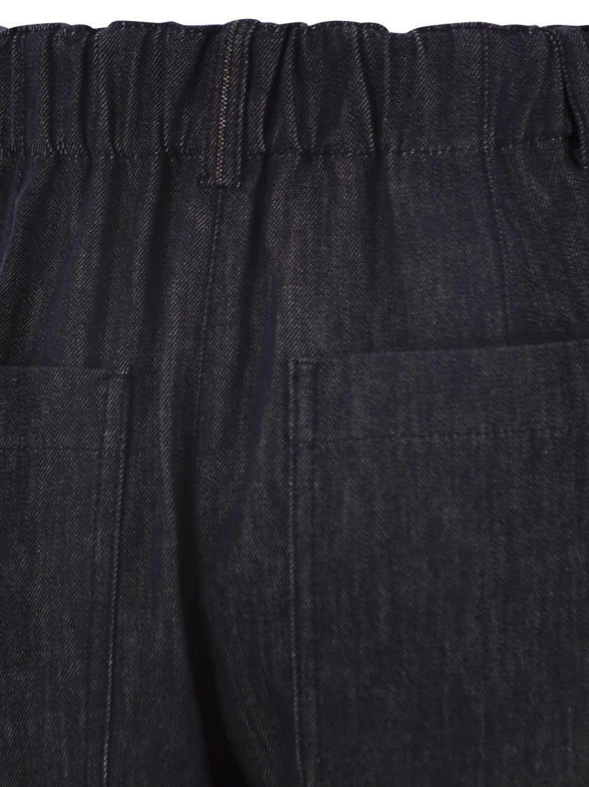 Brunello Cucinelli Relaxed-Fit Denim Shorts