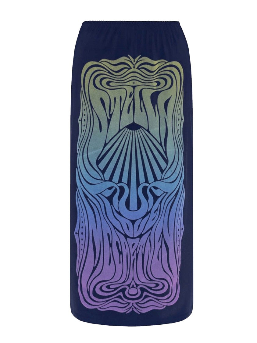 Stella Mccartney Black Printed Skirt