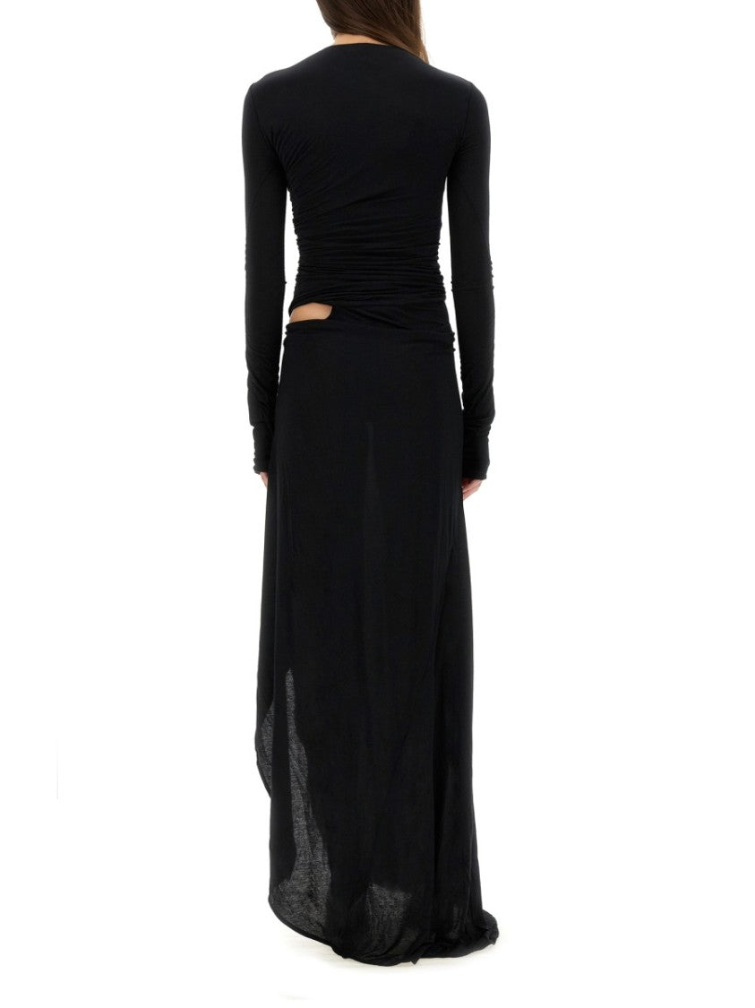 The Attico Draped Dress