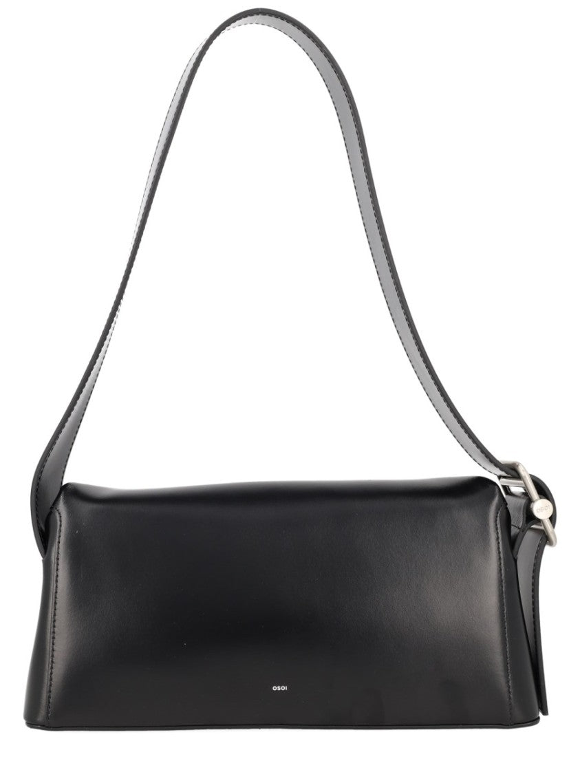 Osoi Black Cow Leather Shoulder Bag