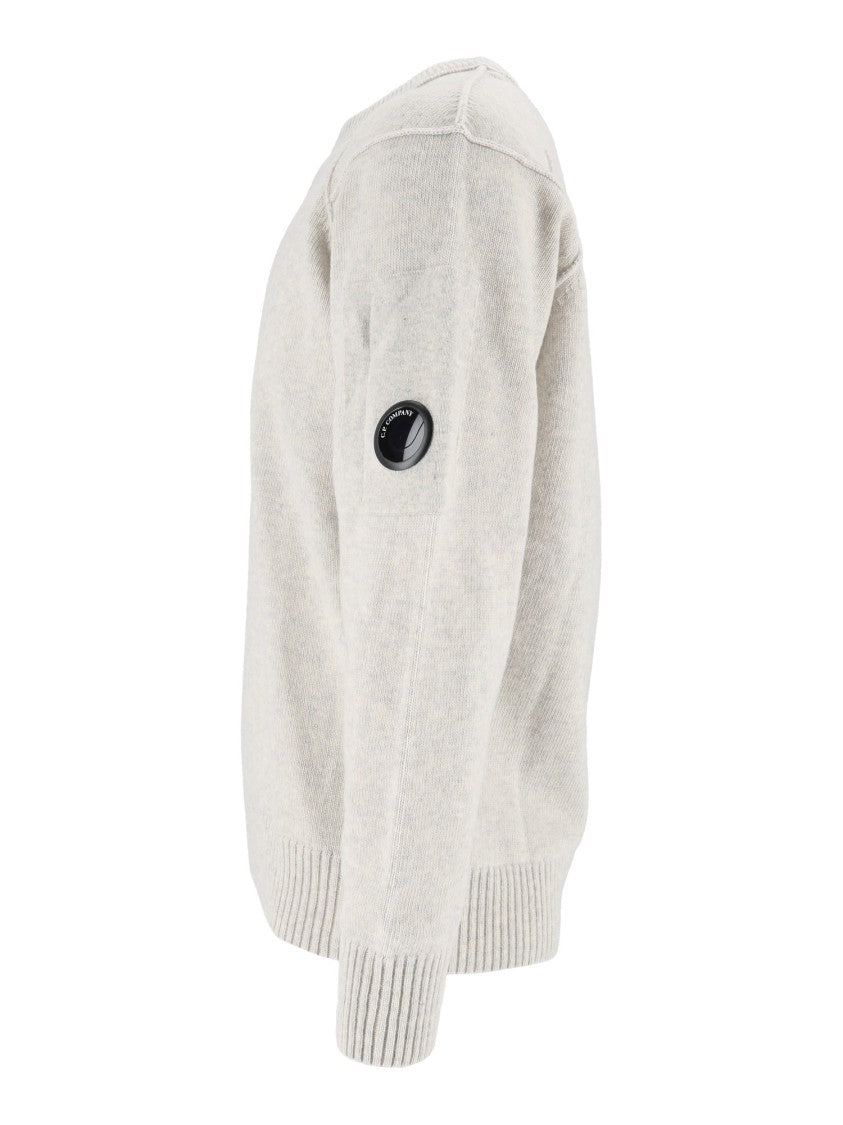C.P. Company Textured Knit Crewneck Sweater