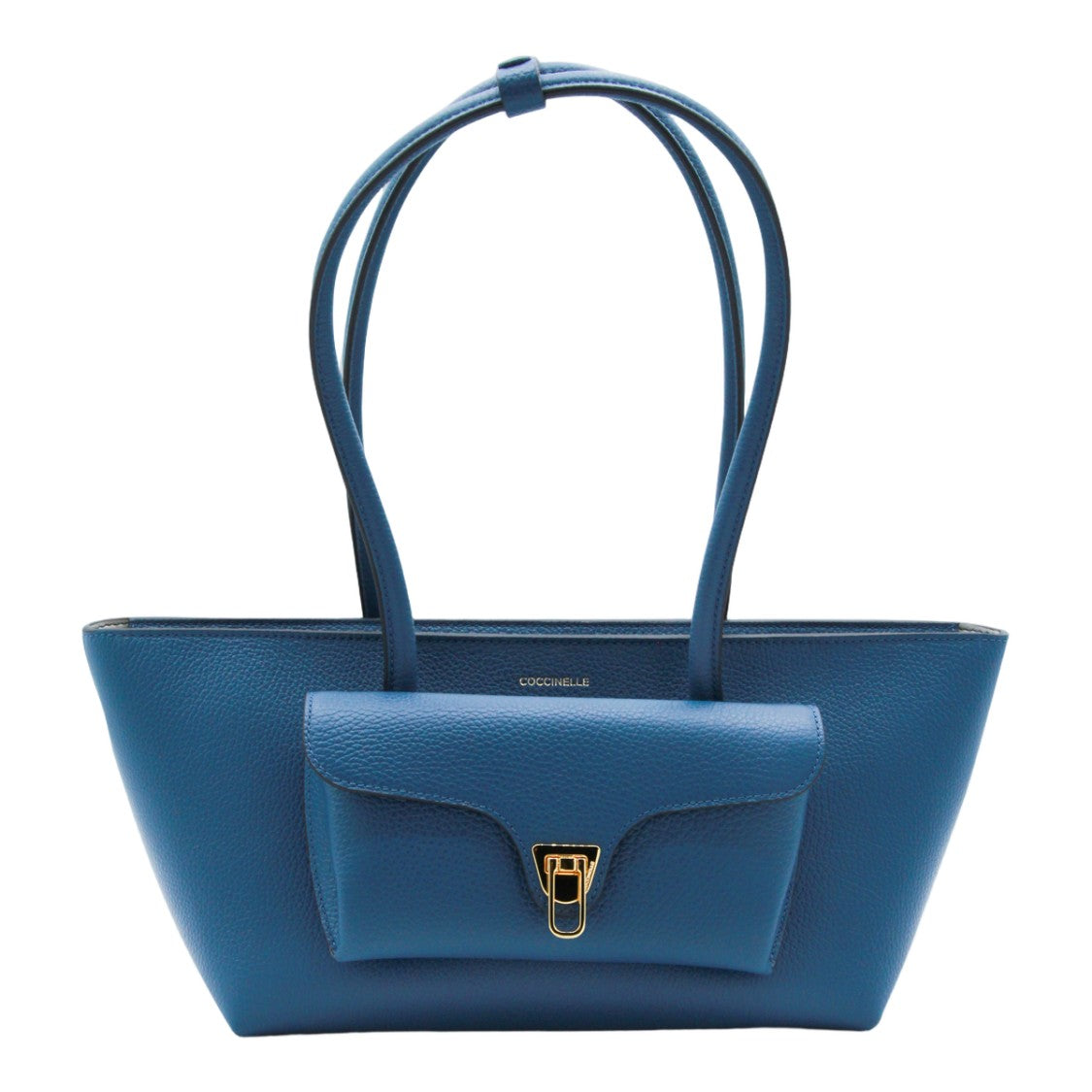 Coccinelle Structured Deep Blue Tote Bag