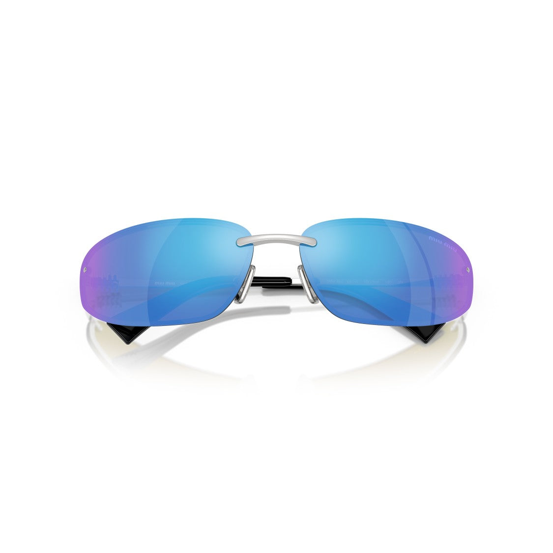 Miu Miu 0Mu A50s Rimless Silver Sunglasses
