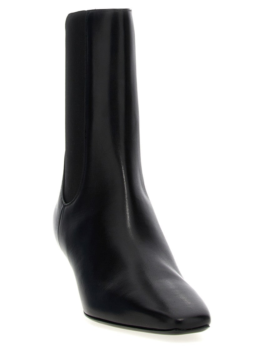Totême Leather Ankle Boots