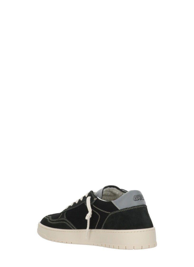 Evenu Equal Black Suede Low-Top Sneakers