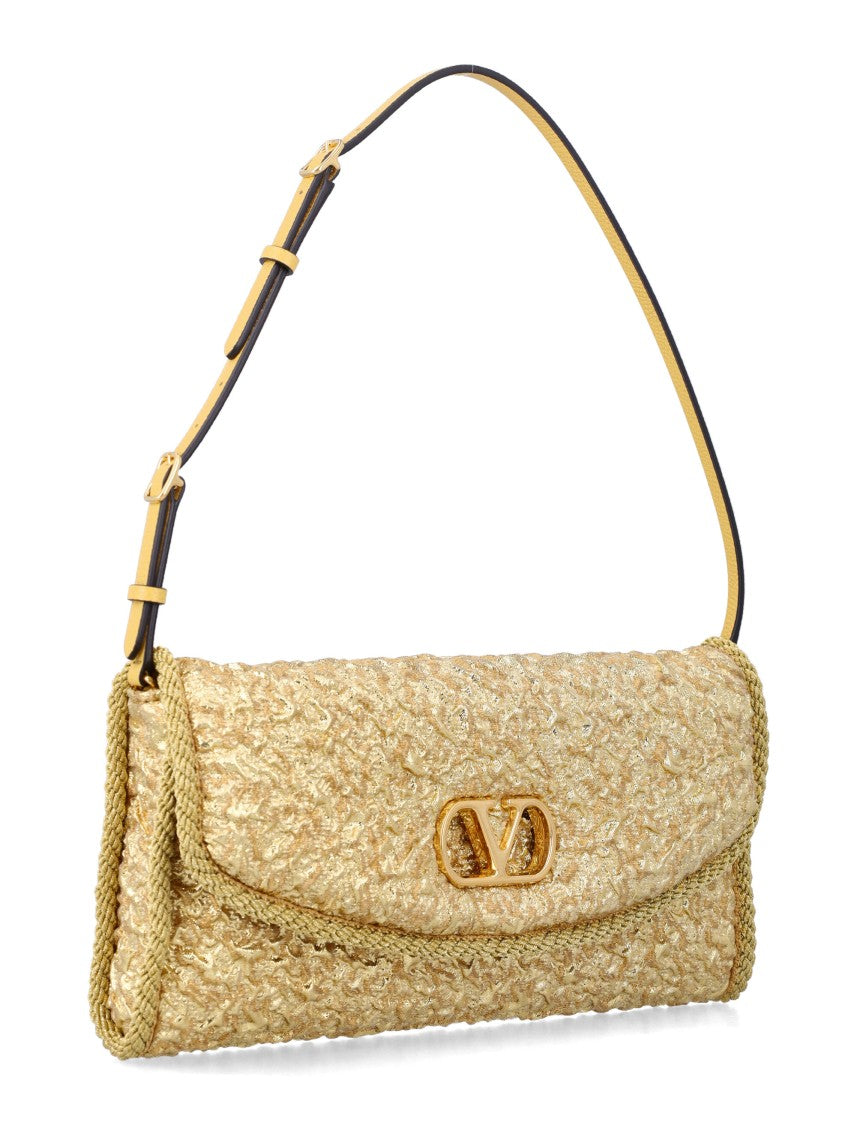 Valentino Garavani Vain Soft Jacquard Shoulder Bag