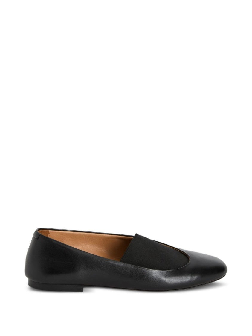 Jil Sander Rounded Toe Flat Shoes With Minimalist Design