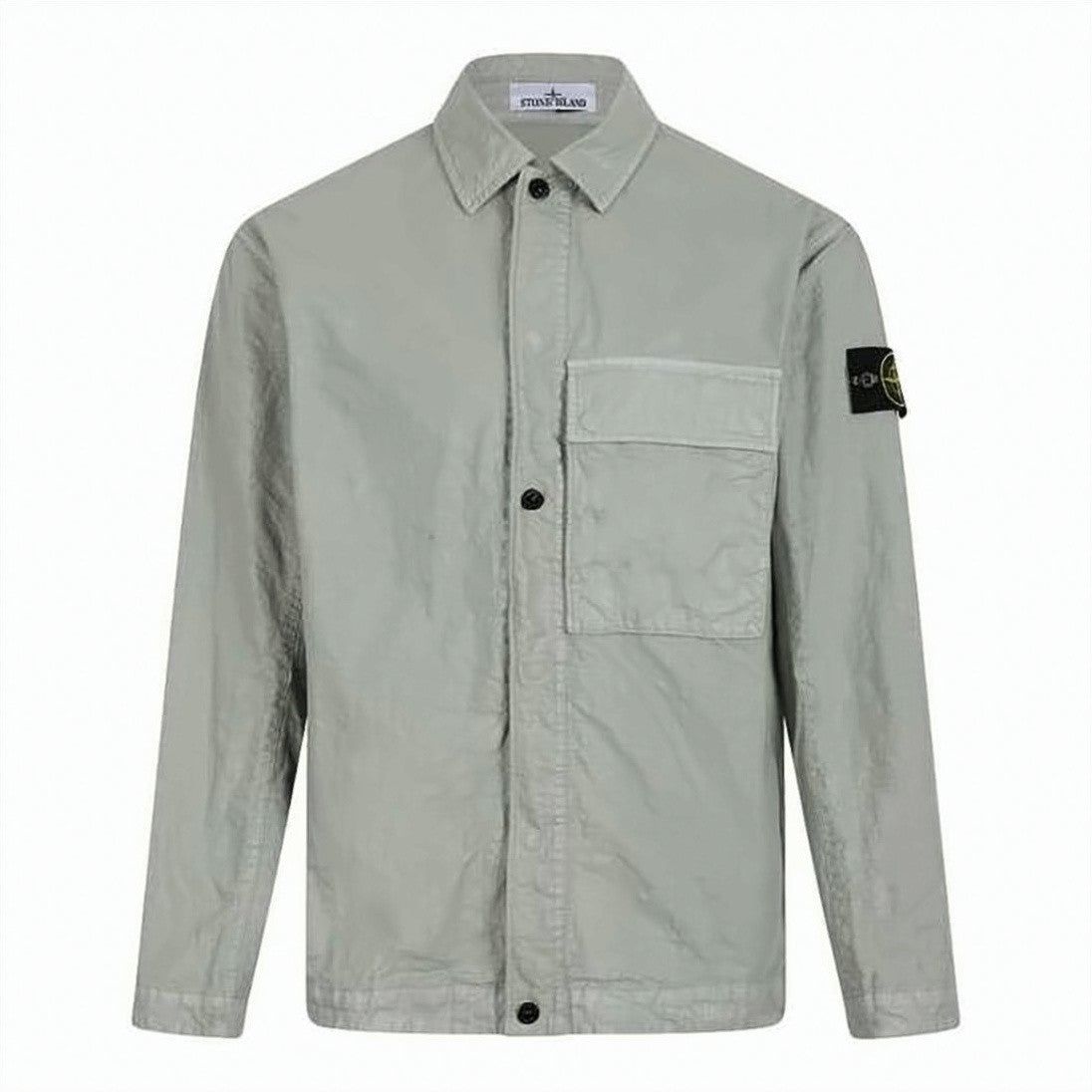 Stone Island Long-Sleeve Casual Shirt With Flap Pocket